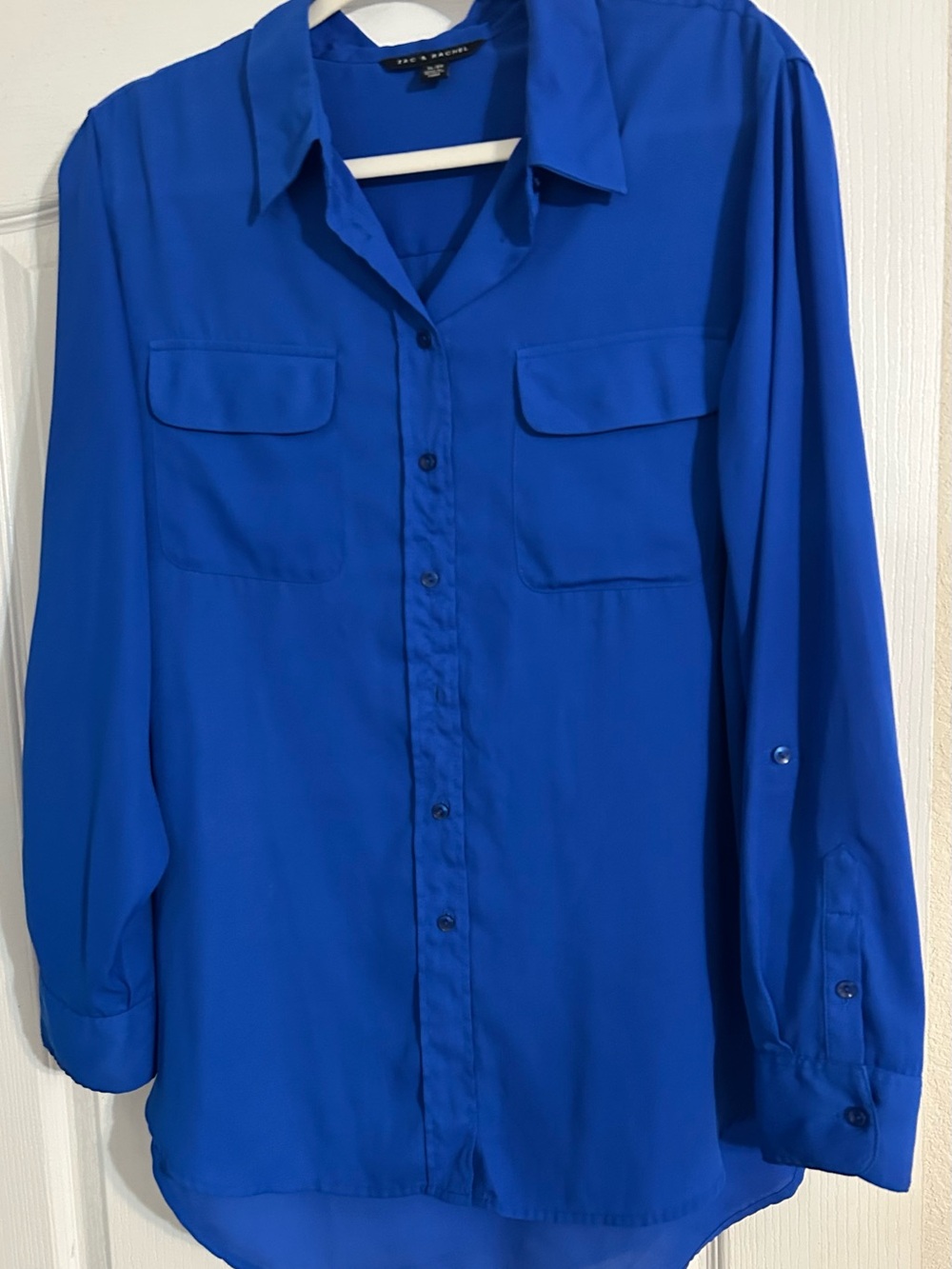 Zac & Rachel Royal Blue Men's Button-Down Shirt